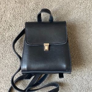 Brandy Melville black mini backpack
